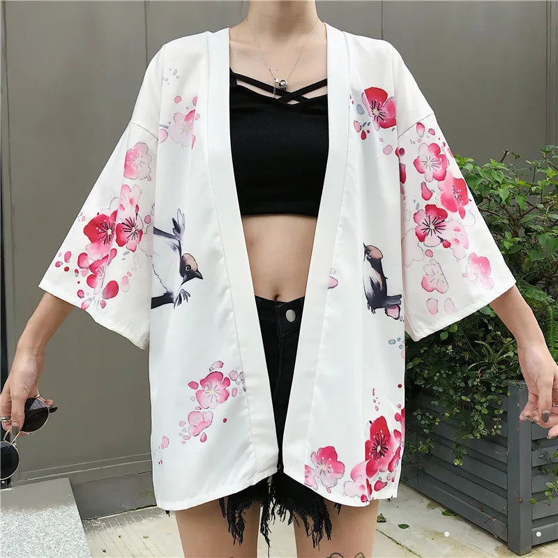 Haori japonais femme