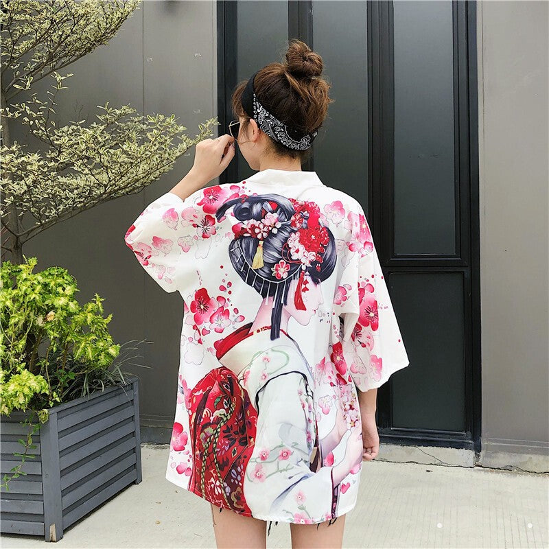 Haori japonais femme