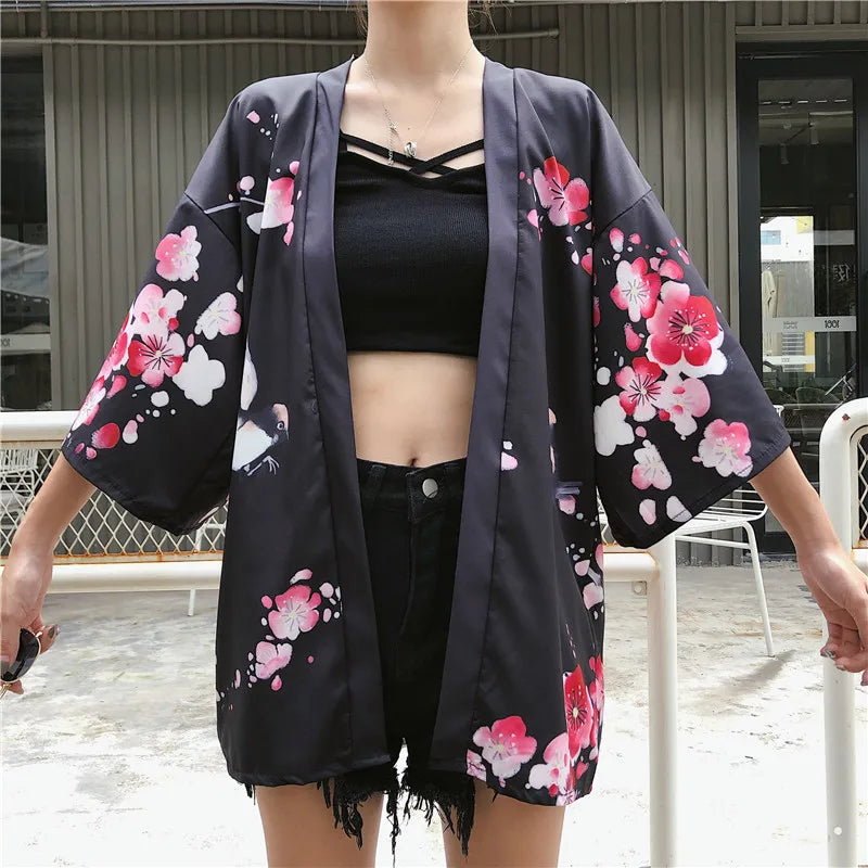 Haori japonais femme