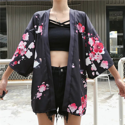 Haori japonais femme