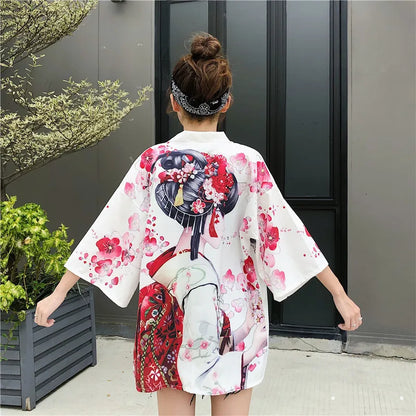 Haori japonais femme