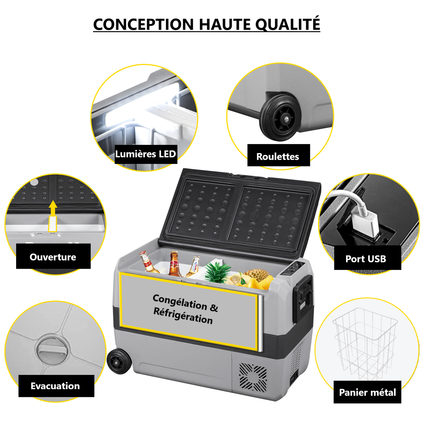Glacière Compression Voiture - 50L/60L