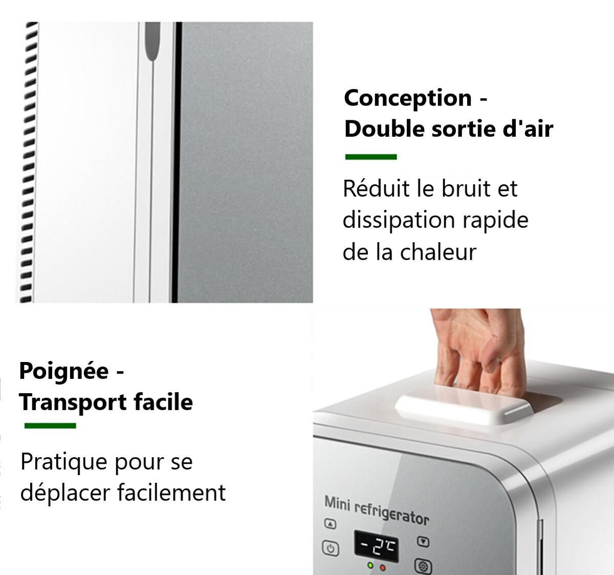 Glacière Electrique 20 Litres - Voiture/Maison
