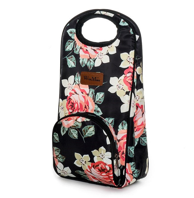 Sac Isotherme Bouteille Fleuri