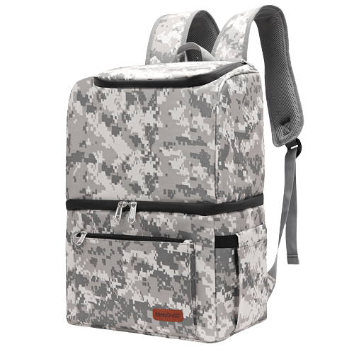 Glacière Sac à Dos Camouflage Gris