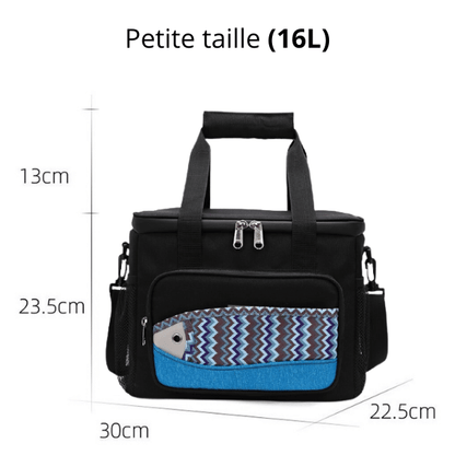Glacière Souple Poisson Noir