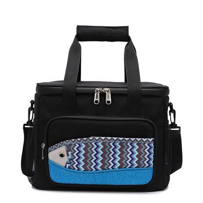 Glaciere souple noir petite taille 16l