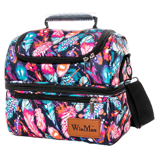 Glacière Souple Plumes Multicolores 12.5L