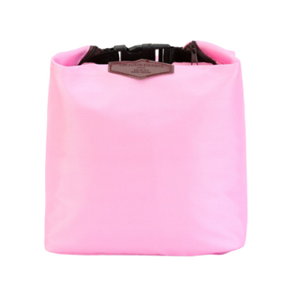 Glacière Souple Tissu Rose