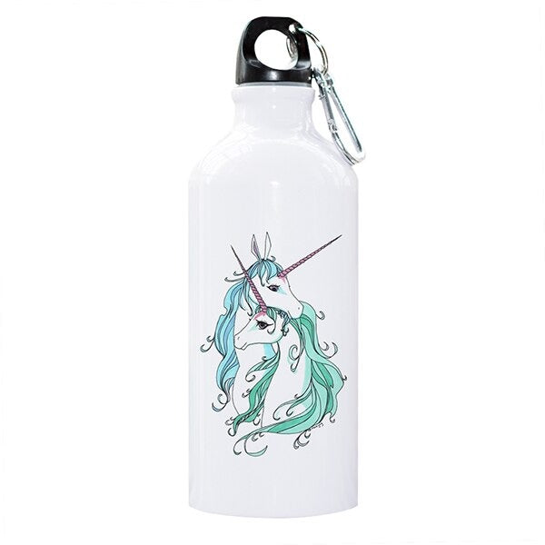gourde originale motif licorne double