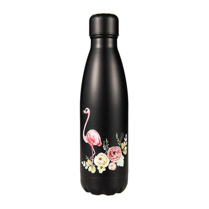 Gourde Isotherme Black Flamingo