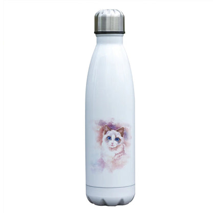 Gourde Isotherme Chat Rose