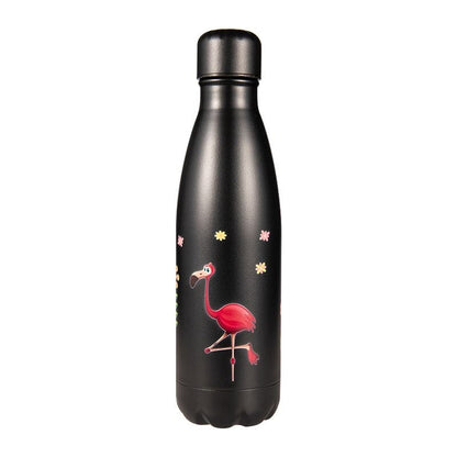 Gourde Isotherme Crazy Flamant Noir