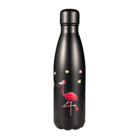 Gourde Isotherme Crazy Flamant Noir