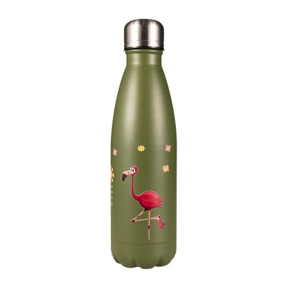 Gourde Isotherme Crazy Flamant Vert