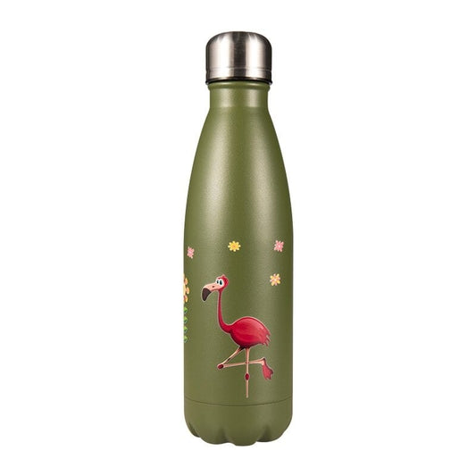 Gourde Isotherme Crazy Flamant Vert