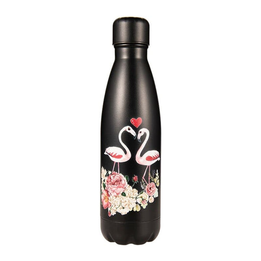 Gourde Isotherme Flamant Rose Amoureux