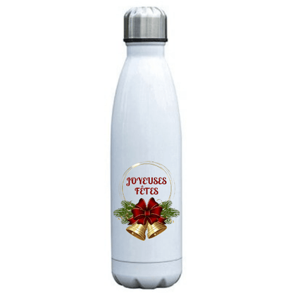 Gourde Inox Bonhomme de Neige en Ski