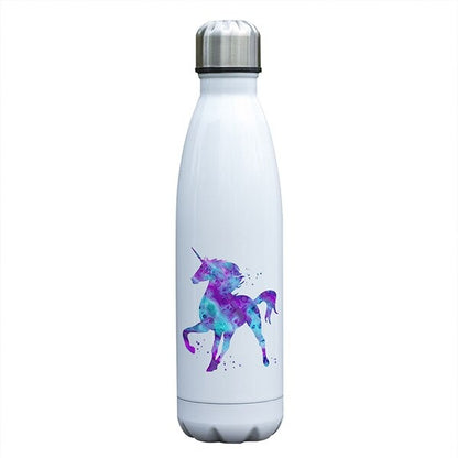 bouteille isotherme licorne bleue et violette
