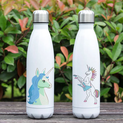 Gourde Isotherme Licorne Crinière Bleue