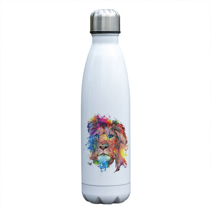 bouteille isotherme motif lion multicolore