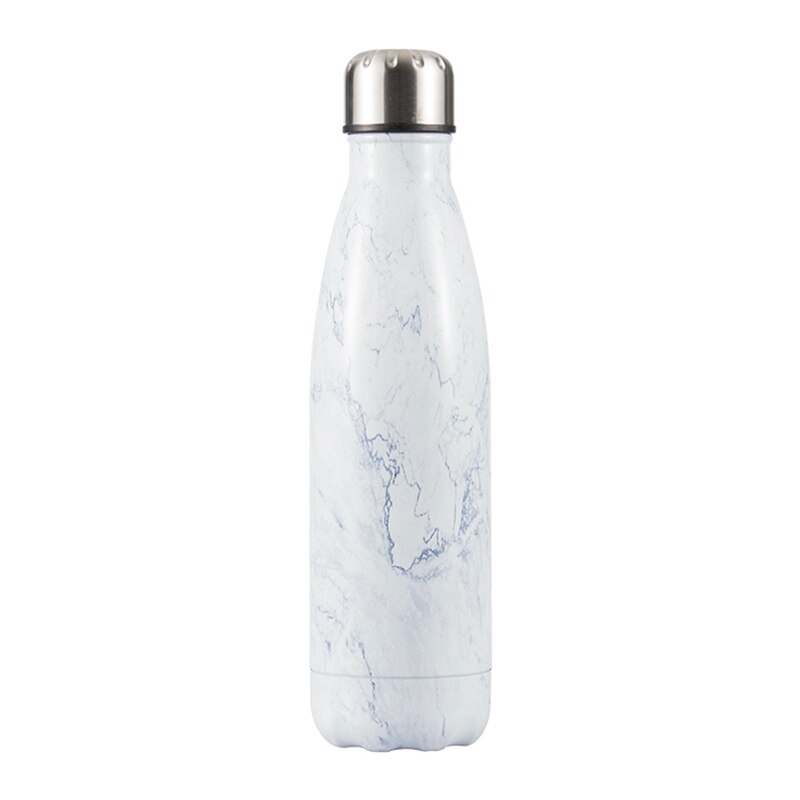 Gourde Isotherme Marbre Blanc