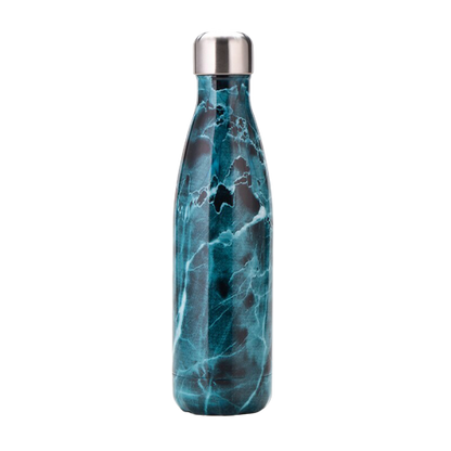 Gourde Isotherme Marbre Bleu