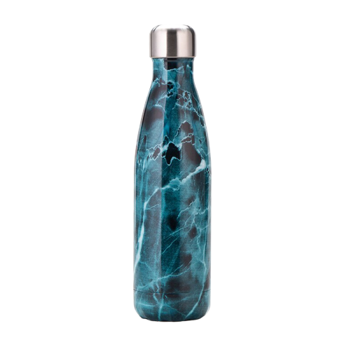 Gourde Isotherme Marbre Bleu