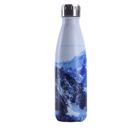 Gourde Isotherme Montagne Enneigée