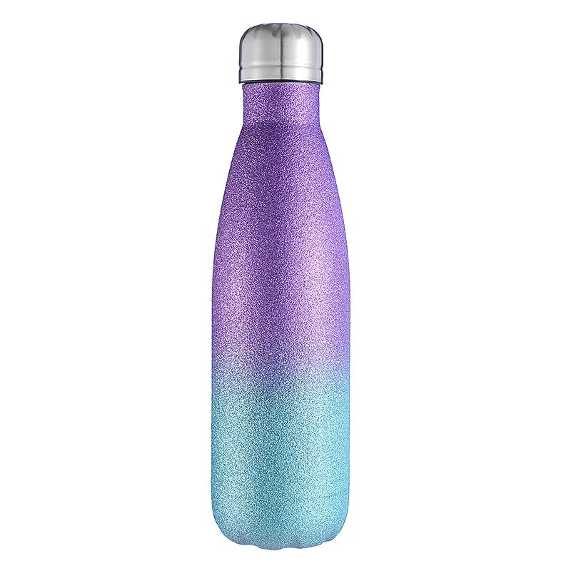 Gourde Isotherme Paillette Bleue Et Violette