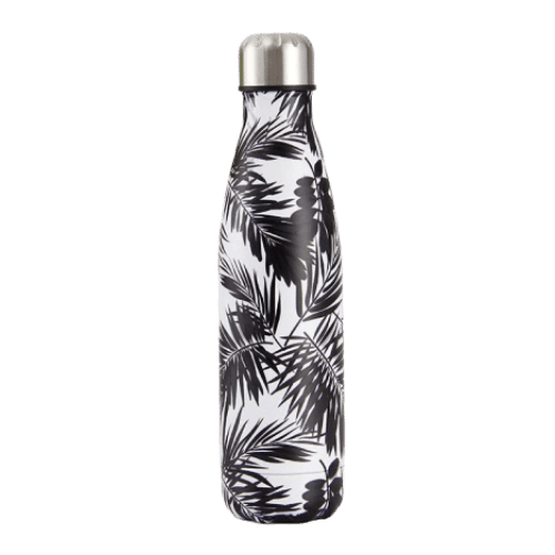 Gourde Isotherme Palmier Noir