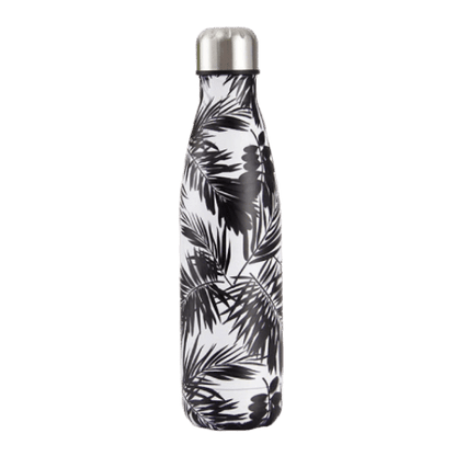 Gourde Isotherme Palmier Noir