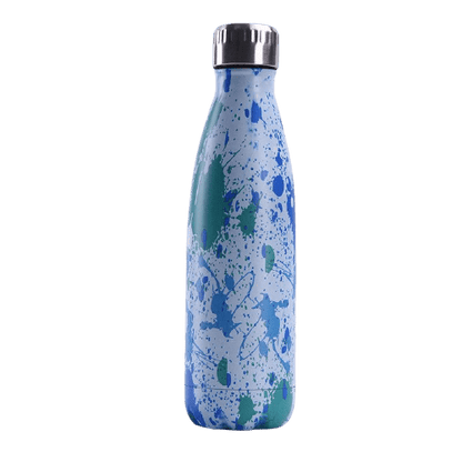 Gourde Isotherme Peinture Bleue et Verte