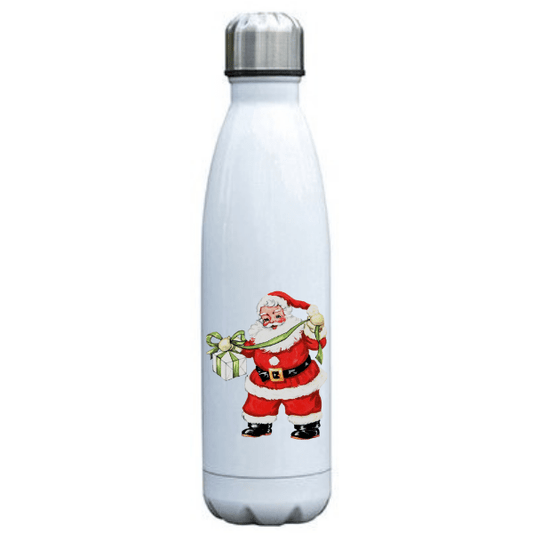 Gourde Inox Père Noël Ruban