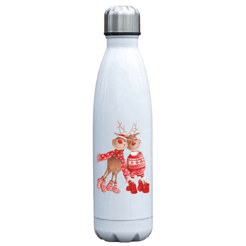 Gourde Inox Rennes de Noël