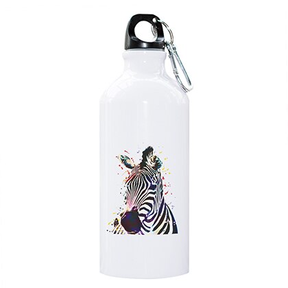 Bouteille isotherme zebre multicolore
