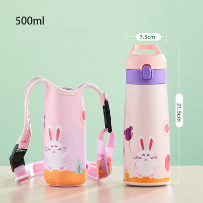 gourde isotherme enfant taile sac et bouteille