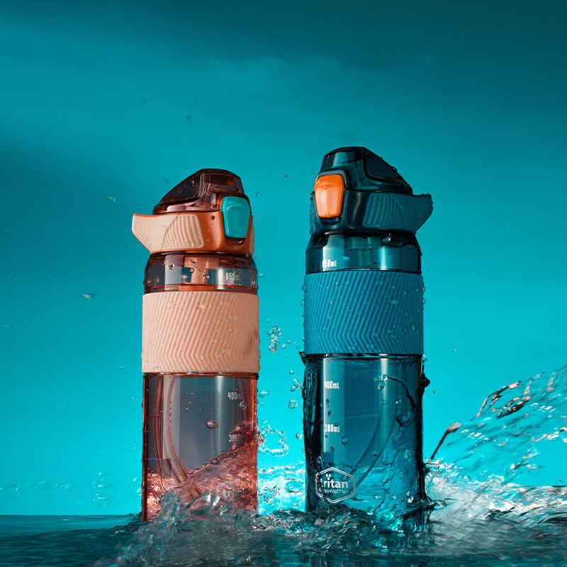 Gourde Sport Orange Bleu