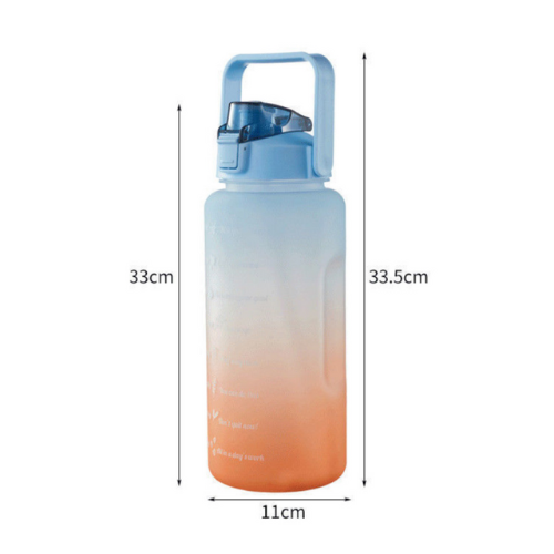 Gourde Sport 2L Violette / Turquoise