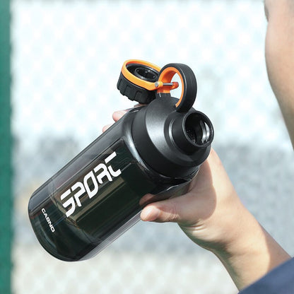 Gourde Sport Transparente Noire
