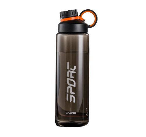 Gourde Sport Transparente Noir 1L