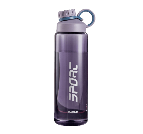 Gourde Sport Transparente Violette 1L