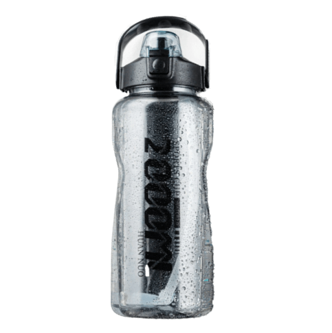 Gourde Sport Transparente Noir 2L