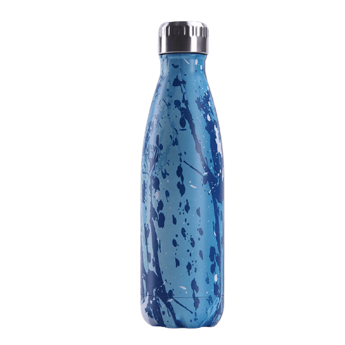 Gourde Isotherme Peinture Bleue