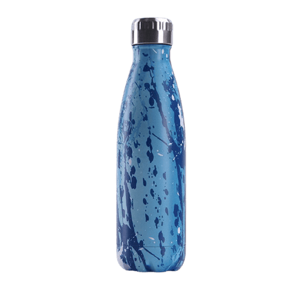 Gourde Isotherme Peinture Bleue