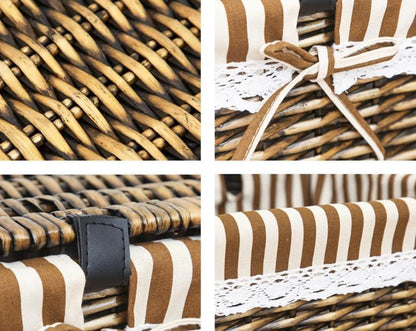 Grand Panier a Linge en Osier Casamance