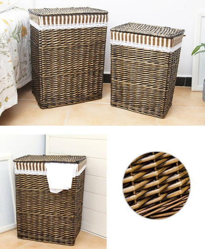 Grand Panier a Linge en Osier Casamance