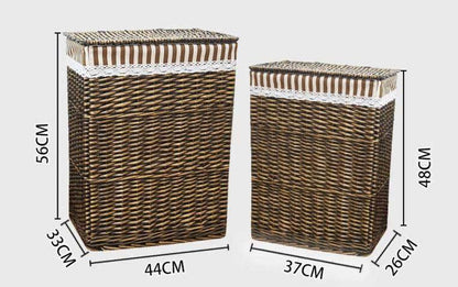 Grand Panier a Linge en Osier Casamance