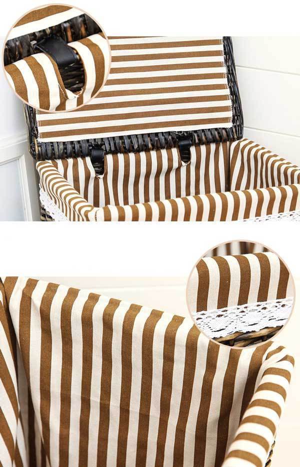 Grand Panier a Linge en Osier Casamance