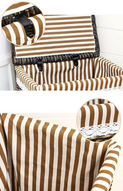 Grand Panier a Linge en Osier Casamance